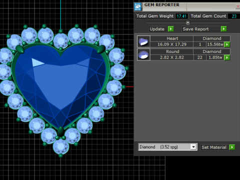 HEART SHAPE RING 3D PRINTABLE MODEL 3D Model