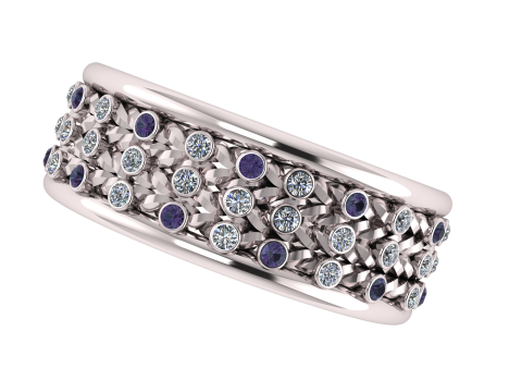 LUXURY VINTAGE RING 3D PRINTABLE MODEL 3D Модель