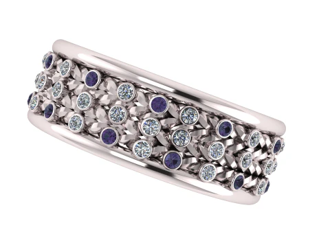 LUXURY VINTAGE RING 3D PRINTABLE MODEL 3D Model