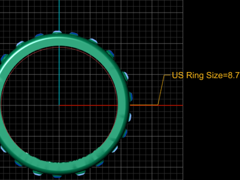 LUXURY VINTAGE RING 3D PRINTABLE MODEL 3D Модель