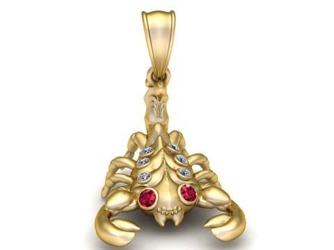 SCORPION ANIMAL PENDANT 3D PRINTABLE MODEL Model 3D