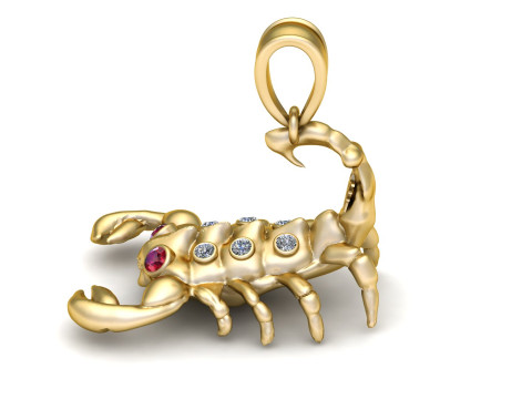 SCORPION ANIMAL PENDANT 3D PRINTABLE MODEL Model 3D