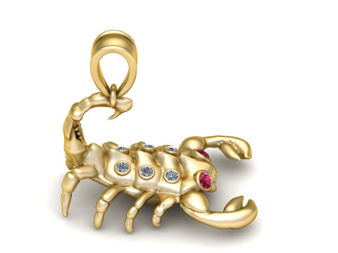 SCORPION ANIMAL PENDANT 3D PRINTABLE MODEL Model 3D