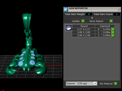 SCORPION ANIMAL PENDANT 3D PRINTABLE MODEL Model 3D