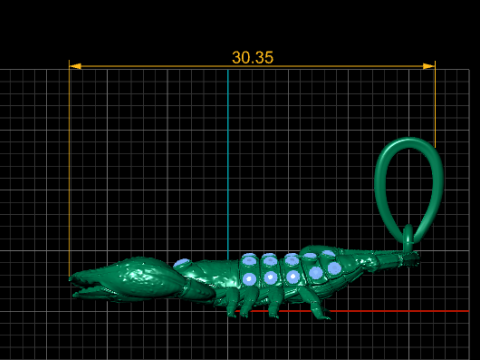 HIP HOP SCORPION PENDANT 3D PRINTABLE MODEL Modello 3D