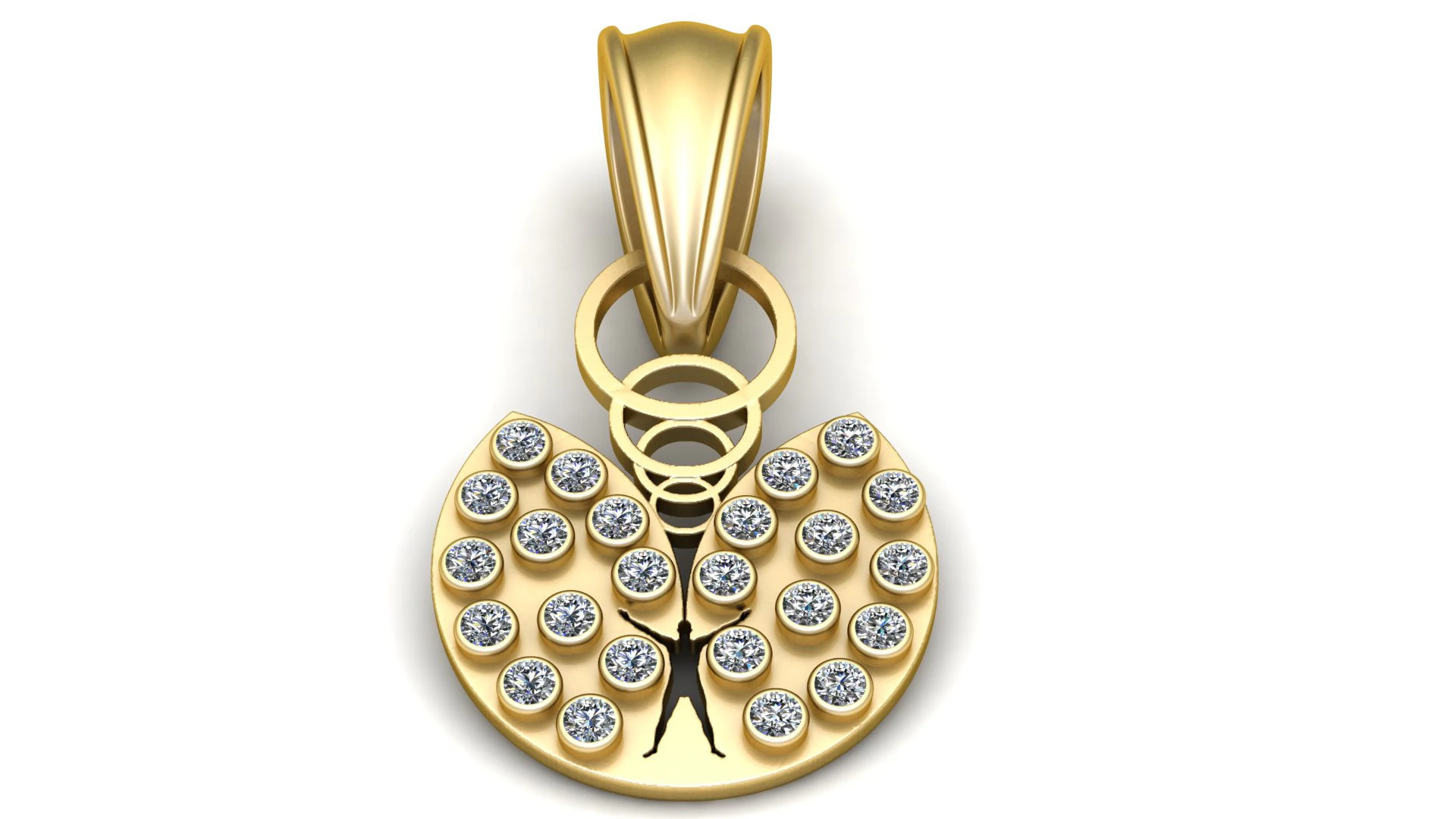 MEN DESIGN FANCY PENDANT 3D PRINTABLE MODEL 3D Model .c4d .max .obj .3ds .fbx .stl .blend 