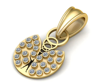 MEN DESIGN FANCY PENDANT 3D PRINTABLE MODEL 3D Model