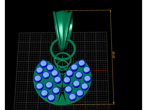 MEN DESIGN FANCY PENDANT 3D PRINTABLE MODEL 3D Model