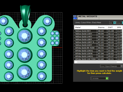 UNIQUE SHAPE PENDANT 3D PRINTABLE MODEL 3D Model