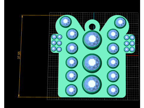 UNIQUE SHAPE PENDANT 3D PRINTABLE MODEL 3D Model