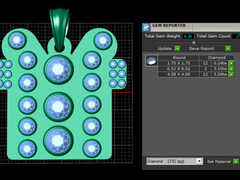 UNIQUE SHAPE PENDANT 3D PRINTABLE MODEL 3D Model