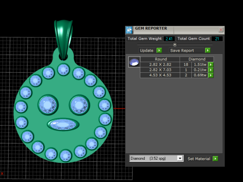 FACE EMOJI COIN PENDANT 3D PRINTABLE MODEL 3D Model