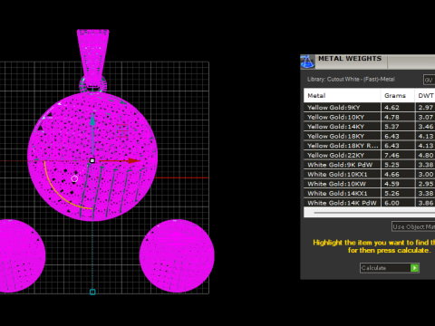 LUXURY GOLD LOCKET SET 3D PRINTABLE MODEL 3D-Modell