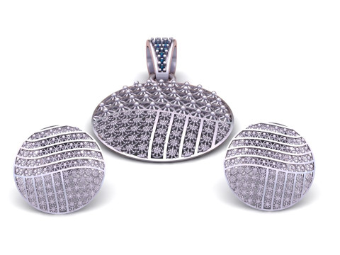 LUXURY GOLD LOCKET SET 3D PRINTABLE MODEL 3D-Modell