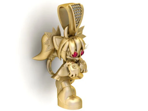 SonicPENDANT 3D PRINTABLE MODEL 3D Print Model
