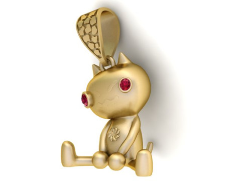 VINTAGE PENDANT 3D PRINTABLE MODEL 3Dプリントモデル