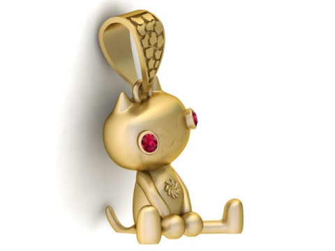 VINTAGE PENDANT 3D PRINTABLE MODEL 3Dプリントモデル