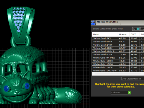 Monster face pendant 3d printable model Modèles 3D en vedette