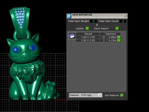 QUEEN CAT ANIMAL PENDANT 3D PRINTABLE MODEL 3D Print Model