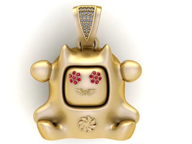 UNIQUE PENDANT 3D PRINTABLE MODEL 3D Print Model .c4d .max .obj .3ds .fbx .stl .blend