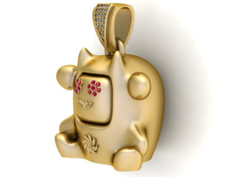 UNIQUE PENDANT 3D PRINTABLE MODEL 3D प्रिंट मॉडल