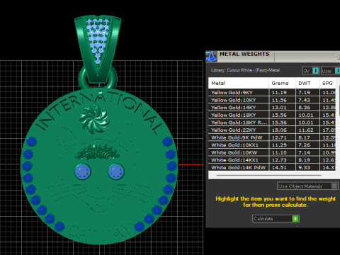 WOULD BEOW BANY PENDANT 3D PRINTABLE MODEL Modelo de Impressão 3D
