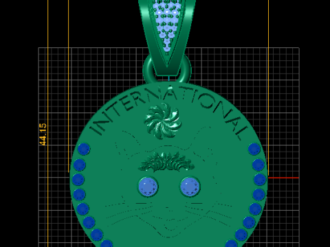 WOULD BEOW BANY PENDANT 3D PRINTABLE MODEL Modelo de Impressão 3D