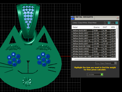 HAPPY CAT PENDANT 3D PRINTABLE MODEL Modèles 3D en vedette