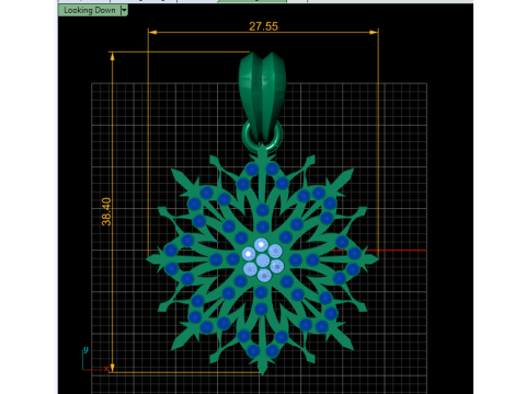 Cattleya PENDANT 3D PRINTABLE MODEL 3D Print Model