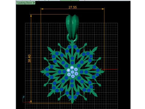 Cattleya PENDANT 3D PRINTABLE MODEL 3D Print Model