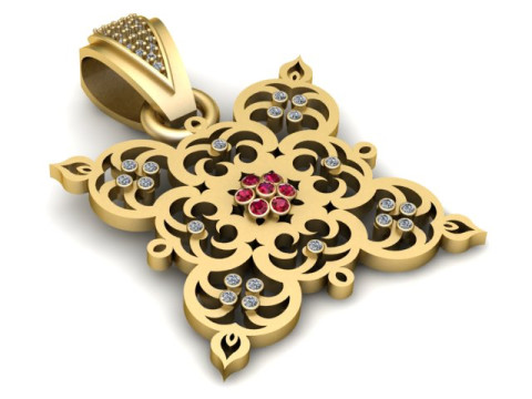 Joyalukkas PENDANT 3D PRINTABLE MODEL Modelo de impresión 3D