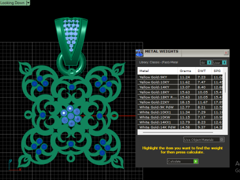 Joyalukkas PENDANT 3D PRINTABLE MODEL Modelo de impresión 3D