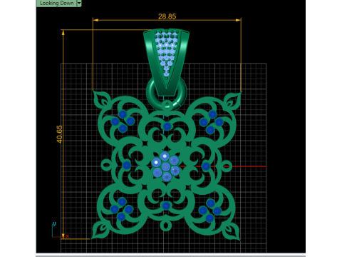 Joyalukkas PENDANT 3D PRINTABLE MODEL Modelo de impresión 3D