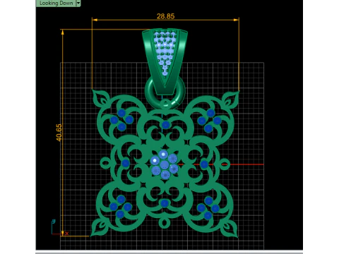 Joyalukkas PENDANT 3D PRINTABLE MODEL 3D Print Model