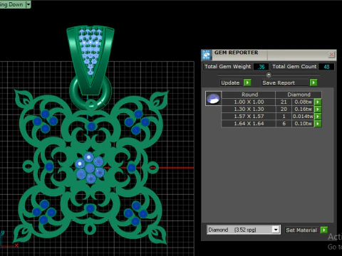 Joyalukkas PENDANT 3D PRINTABLE MODEL 3D Print Model