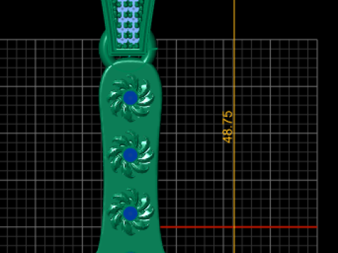 ShipJewel Crystal PENDANT 3D PRINTABLE MODEL Modelo de impresión 3D