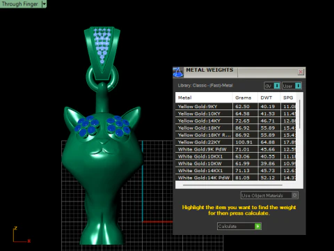 CAT PENDANT 3D PRINTABLE MODEL 3D Print Model