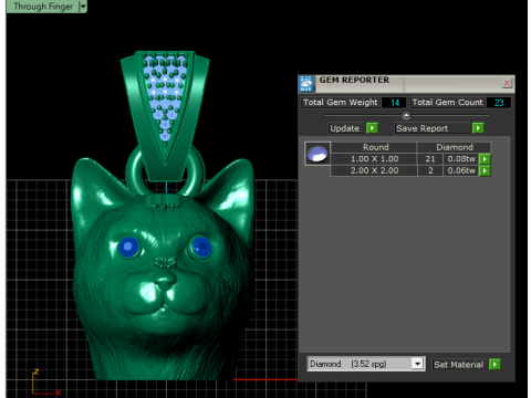 Lucky cat PENDANT 3D PRINTABLE MODEL Modèles 3D en vedette