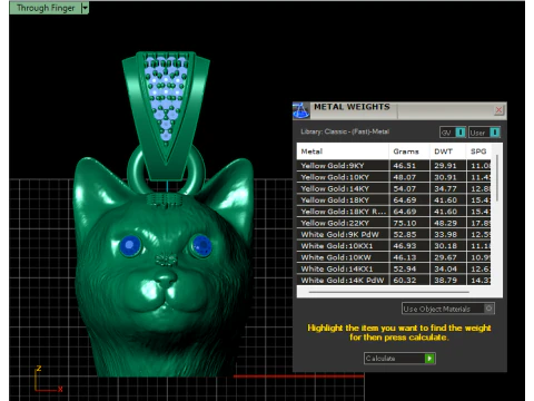 Lucky cat PENDANT 3D PRINTABLE MODEL 3D Print Model