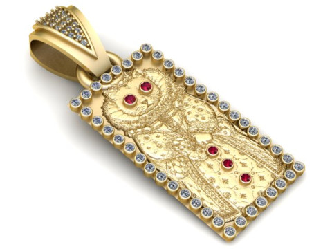 European PENDANT 3D PRINTABLE MODEL 3D 프린트 모델