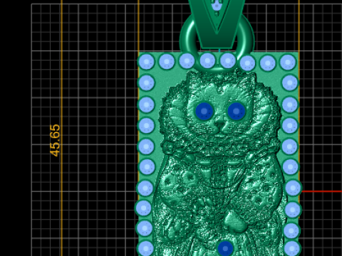European PENDANT 3D PRINTABLE MODEL 3D 프린트 모델