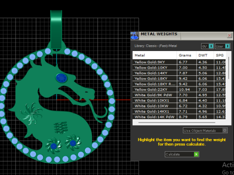 DRAGON PENDANT 3D PRINTABLE MODEL 3D Print Model