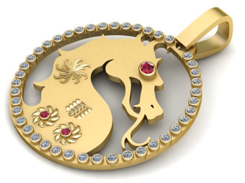 DRAGON PENDANT 3D PRINTABLE MODEL 3D Print Model