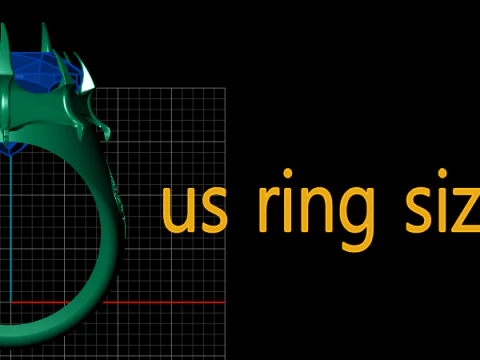 STYLISH RING PENDANT 3D PRINTABLE MODEL 3D Print Model