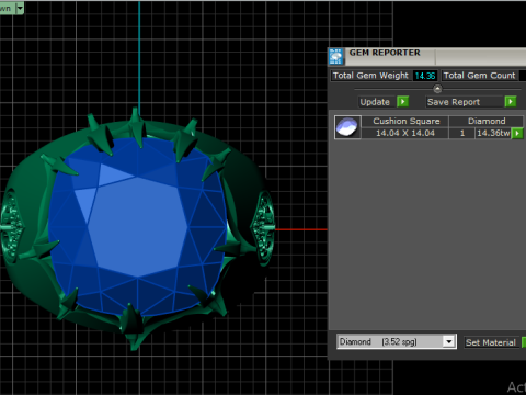 STYLISH RING PENDANT 3D PRINTABLE MODEL 3D प्रिंट मॉडल