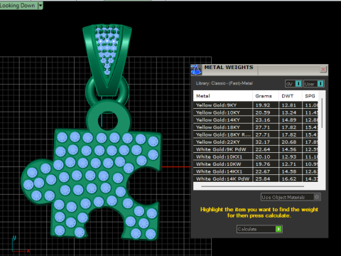 Puzzle PENDANT 3D PRINTABLE MODEL Model Cetak 3D