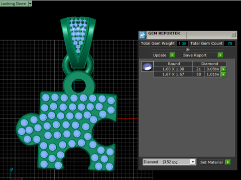 Puzzle PENDANT 3D PRINTABLE MODEL Model Cetak 3D