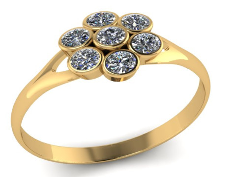 STYLISH RING PENDANT 3D PRINTABLE MODEL 3D प्रिंट मॉडल