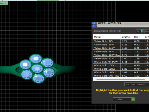STYLISH RING PENDANT 3D PRINTABLE MODEL 3D 打印模型