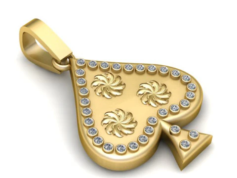 LEAF PENDANT 3D PRINTABLE MODEL 3D Print Model